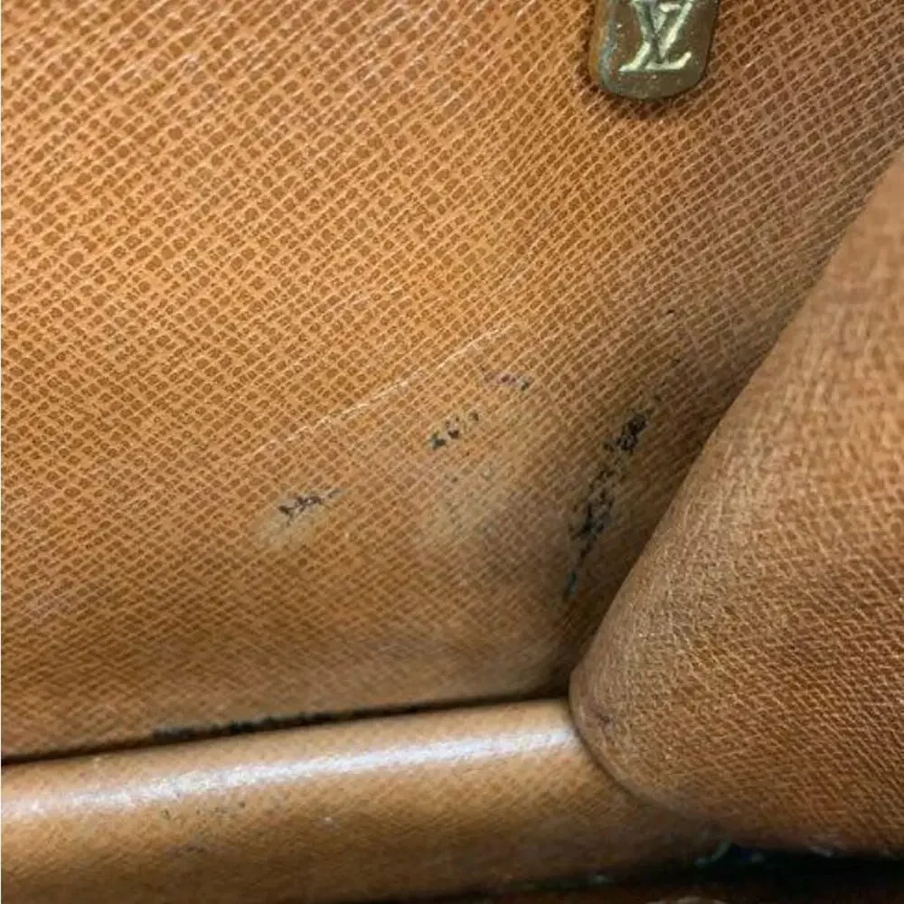 Louis Vuitton Brown Monogram Envelope Clutch Pochette Dame